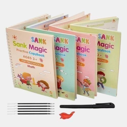 KiddieWrite Learning Set (4 BOOKS,1 PEN,1 GRIP,10 REFILL) Pack of 1